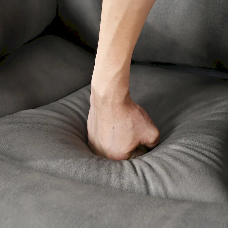 Fauteuil inclinable releveur avec télécommande, rembourrage épais, poche latérale, cadre robuste, tissu gris clair